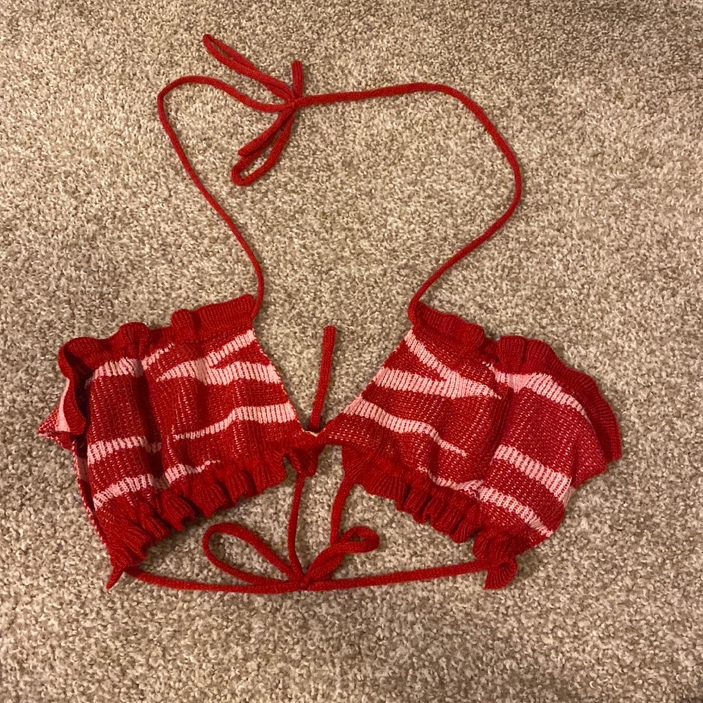 Tiger Mist tie crop top